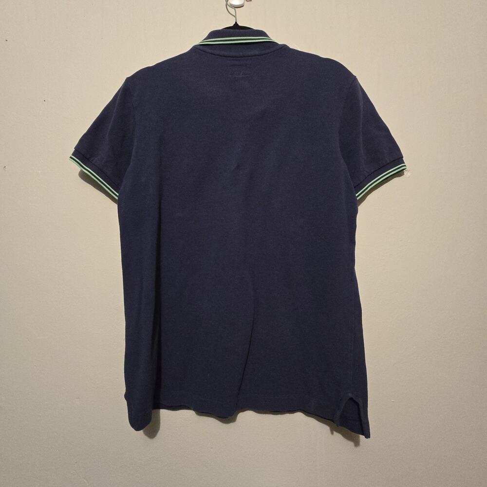 Vtg 90s Y2K Lot Of 4 Polo Shirt Mens SM Rugby Striped Plain Preppy Distressed - Picture 14 of 16
